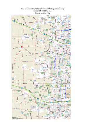 Kane County Urethane Pavement Marking Program