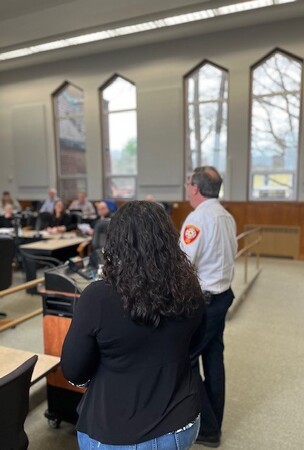 Burlington Community Fire Protection District Chief Mike Tiedt, during a Kane County Judicial and Public Safety Committee meeting 