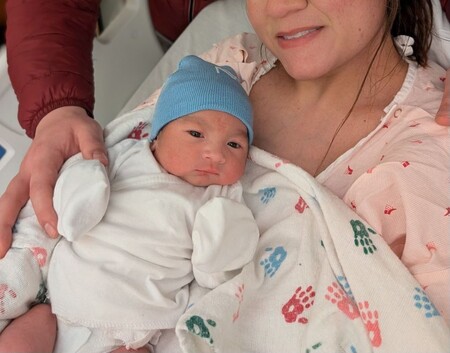 Baby Daniel Jr. of Aurora.  Photo courtesy of Northwestern Medicine