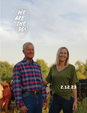 This year's Super Bowl will feature ads highlighting the 96% of Illinois farms that are family-owned.