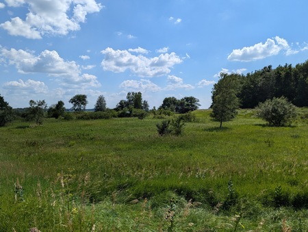 Rolling hills and wide open spaces characterize the landscape of downstate Menard County, IL. 