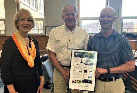 Kane County Board Chair Corinne Pierog, County Board Member Drew Frasz and Former Editor of Kane County Connects Rick Nagel.