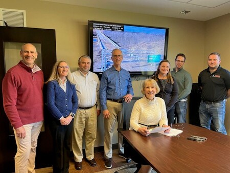 Kane County Board Chairman Corinne Pierog and members of KDOT Staff