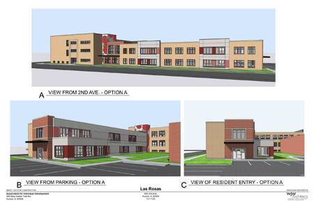 Rendering of New Supportive Housing at 550 2nd Ave. in Aurora