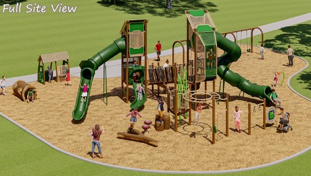 Sugar Grove Park District Rendering of Redevelopment of Black Walnut Park