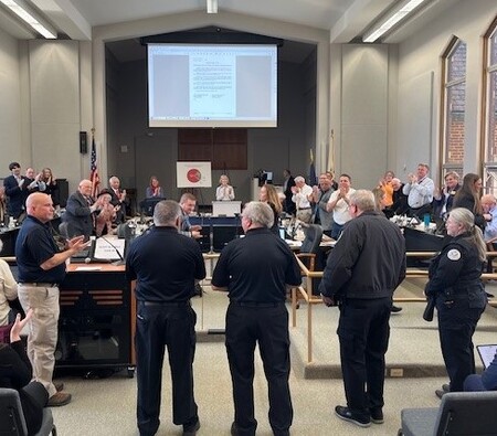 The Kane County Board issues a proclamation in honor of National Volunteer Appreciation Month. 