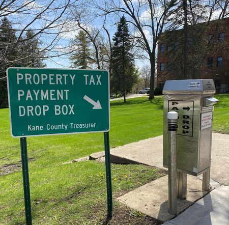 Property Tax Drop Box at Kane County Government Center