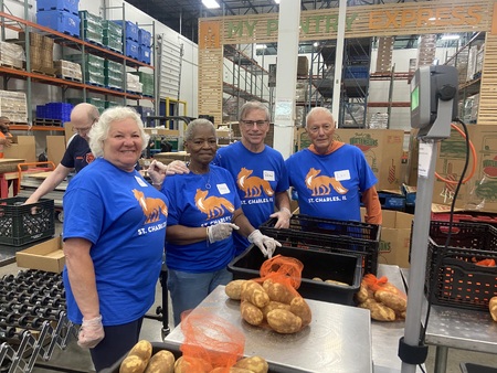 Volunteers from the St. Charles Park District 