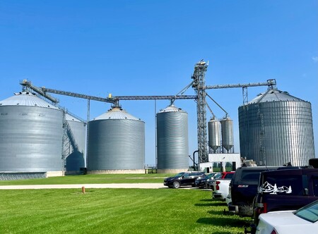 Agricultural storage facility in western Kane County  