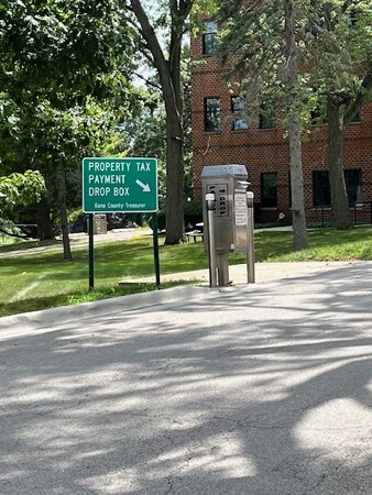 Drive-up drop box behind Building A 