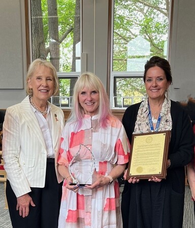 Kane County Board Chairman Corinne Pierog, Pat Dal Santo, Kane County Board member Leslie Juby 