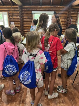 Beth Drenel during a Children's Free Prepardness Class in 2024