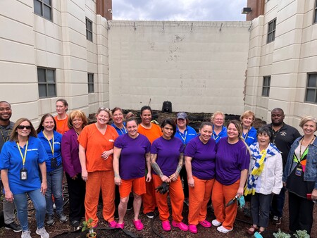 Gardening Day at the Kane County Jail