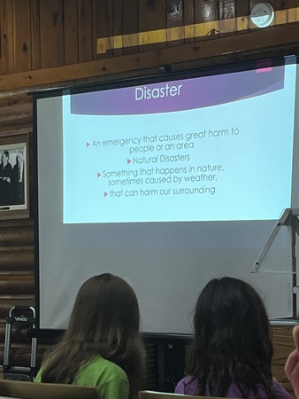 Teaching kids how to prepare and reaction to  a disaster