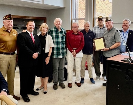 Constitution Day Proclamation Given to Memebers of AMVETS