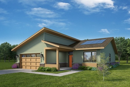 Rendering of design for Humanity Green Freedom subdivision