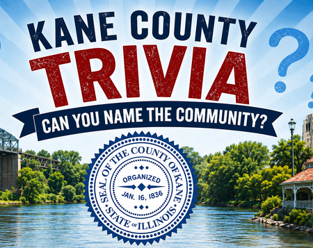 Kane County, IL is was found in 1836