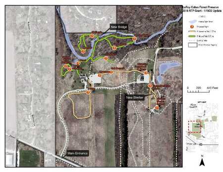 LeRoy Oakes Forest Preserve is located at 37W700 Dean St., St. Charles.