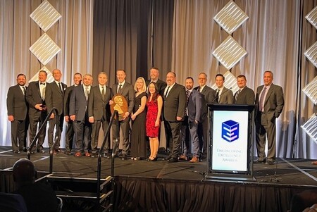 KDOT and partners accepting the Lincoln Grand Conceptor Award