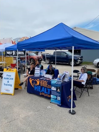 Kane County Health Department Booth at the Kane County Fair 