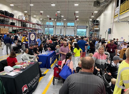 Crowd at the Kane County Sheriff's National Night Out in 2024