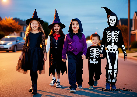 Recommended trick-or-treating hours for October 31, 2026