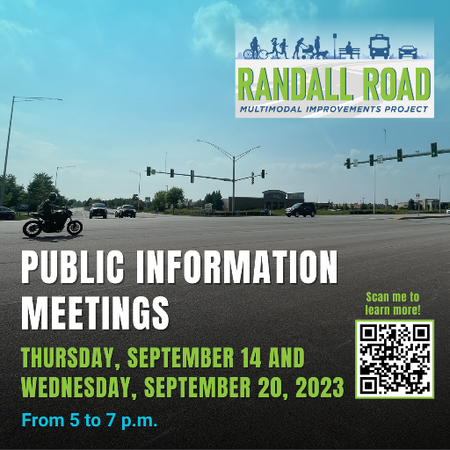 Do you like to walk, bike or take public transit on Randall Road? 