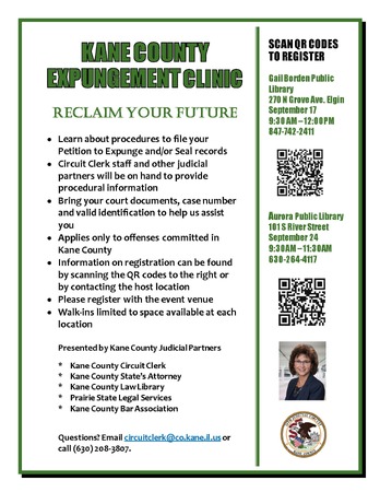 Kane County Expungement Clinic 