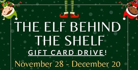 Elf Behind the Shelf Gift Card Drive 