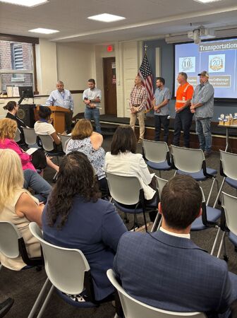 Employee milestone ceremony ranging from 10 years to 50