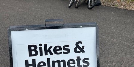 Bicycles collected during past recycling event 