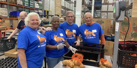 Volunteers from the St. Charles Park District 