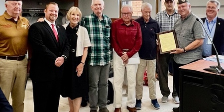 Constitution Day Proclamation Given to Memebers of AMVETS