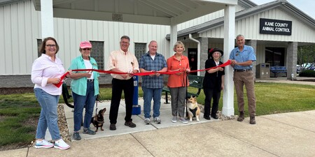 Ribbon-cutting at Kane County Animal Control on June 8