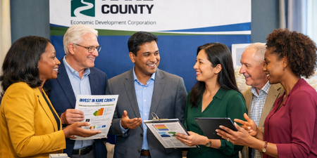 Kane County Economic Development Corporation is a business-led, public-private partnership dedicated to advancing coordinated economic growth across the region.