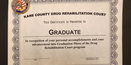The Kane County Drug Rehabilitation Court will have a graduation ceremony May 8.