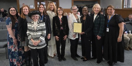 Celebration of Women's History Month with County board members, staff, local leaders and elected officials 
