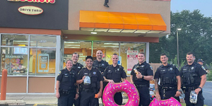 Police departments thorughout Kane County will participate in the 'Cop on a Rooftop' for Special Olympics Illinois on Friday, August 19.  Photo credit:  St. Charles Police Department