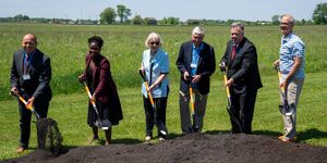 Groundbreaking of Dauberman Road extension 