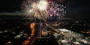 Fireworks over Elgin/Photo from City of Elgin News Release 