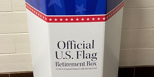 Official Flag Retirement Box 