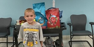 9 year old James and his generous donation to the animals in the care of  Kane County Animal Control