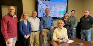 Kane County Board Chairman Corinne Pierog and members of KDOT Staff