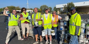 Hundreds of households took advantage of the final event this year of Kane County's Recycling program.