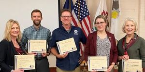 The Kane County Government Volunteer Garden was selected as a category winner in the Governor's Hometown Awards program.