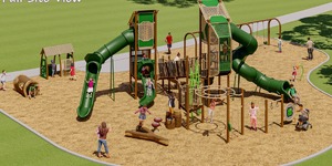 Sugar Grove Park District Rendering of Redevelopment of Black Walnut Park