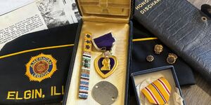 Box of items belonging to the late Navy Veteran Michael B. Zielinski