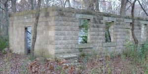 The Monkey House was a structure that stood for more than a century in what is now the Hickory Knolls Natural Area. 