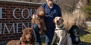 Reunion of the Dogs Kane County Employee Blair Peters has Worked With