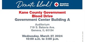 Sign up for the Kane County Community Blood Drive 